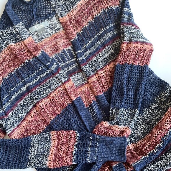 NATURAL REFLECTION OPEN FRONT CARDIGAN GUC - Picture 2 of 11